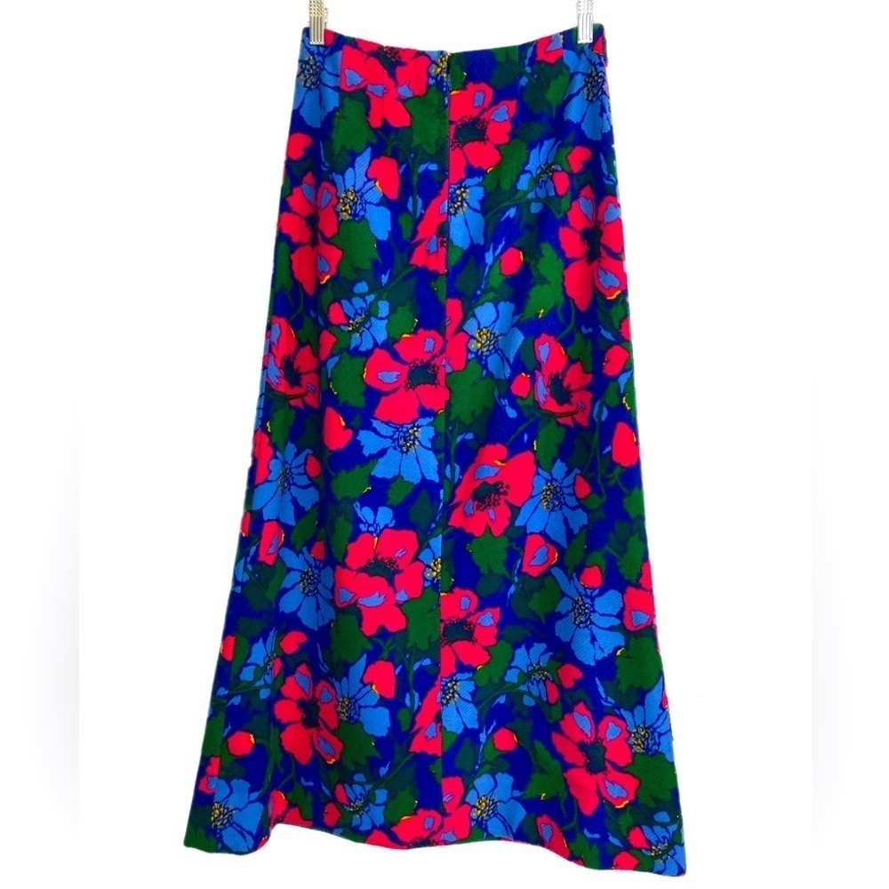 Vintage The Lilly Lilly Pulitzer lined a-line bright floral maxi skirt - Picture 2 of 6